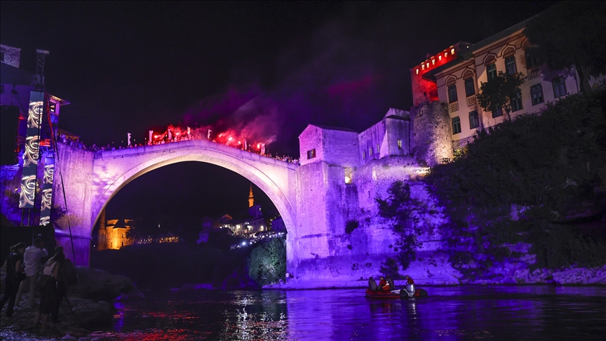 Mostar Köprüsü’nün yeniden yapılışının 20’nci yılı kutlandı