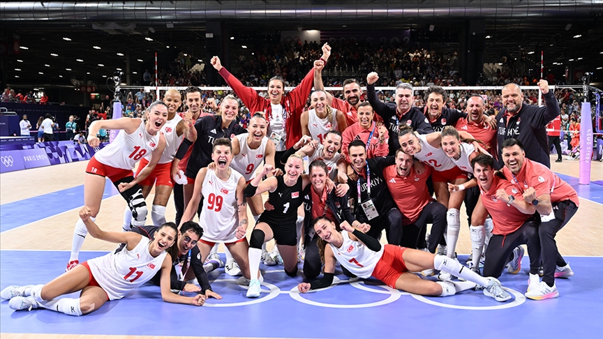 Türkiye Kadın Voleybol Takımı, Paris 2024 yarı finalinde yarın İtalya ile karşılaşacak