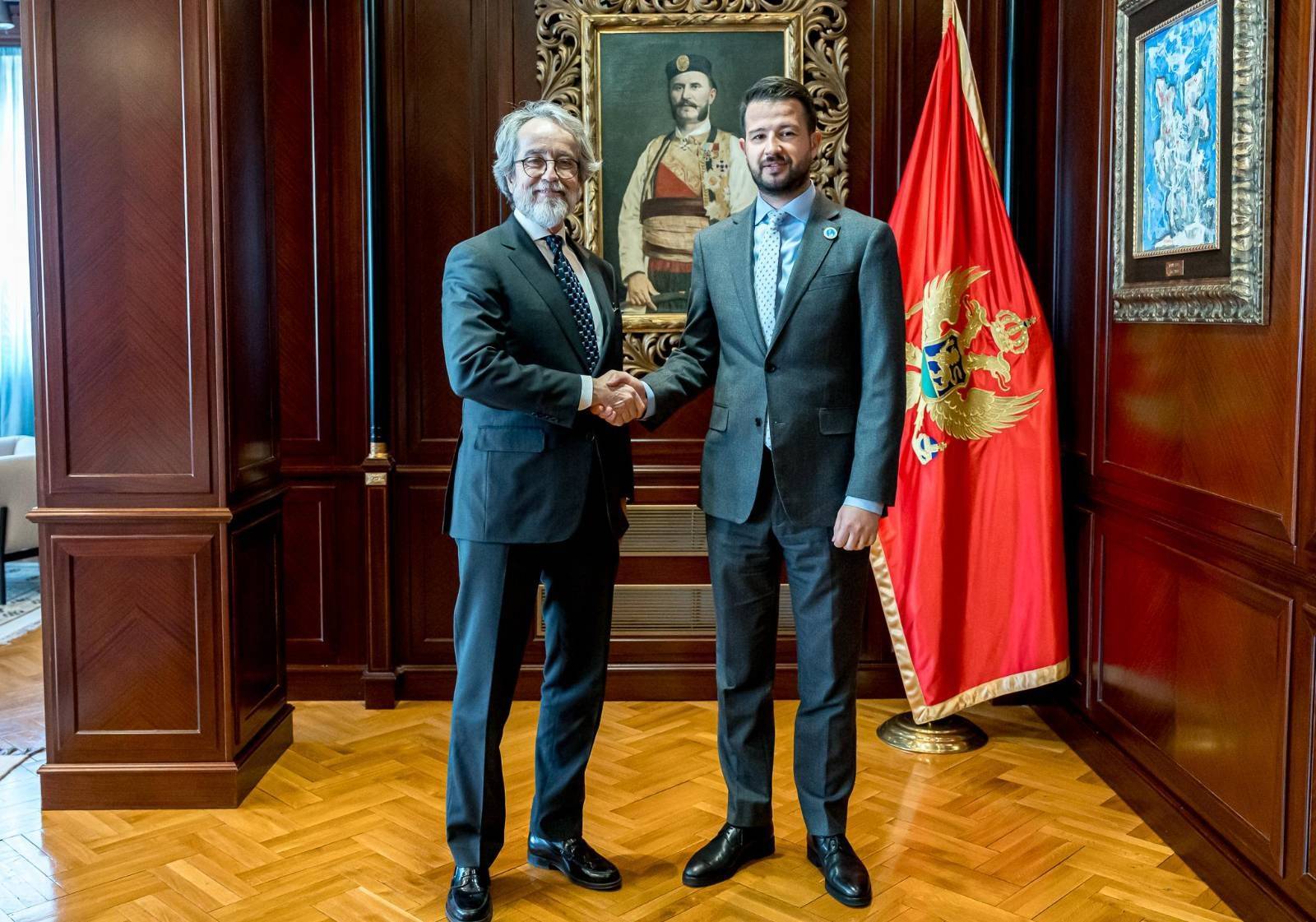 Karadağ Cumhurbaşkanı Milatoviç, Brezilya’nın eski Büyükelçisi Koute ile buluştu