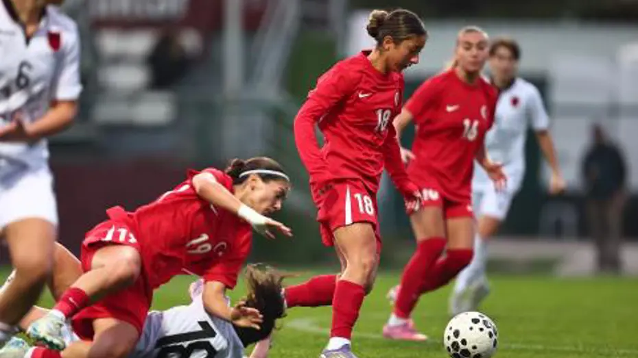 Türkiye A Milli Kadın Futbol Takımı, Arnavutluk’u mağlup etti